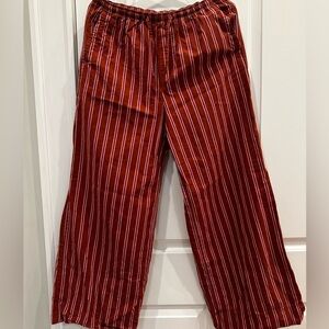 Old Navy pink and red striped pants